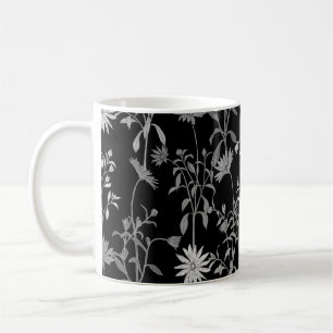 Mug Floral vintage : arrière - plan d'invitation sans