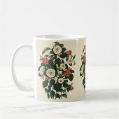 Mug Floral vintage, Jardin antique Fleurs Roses (Gauche)