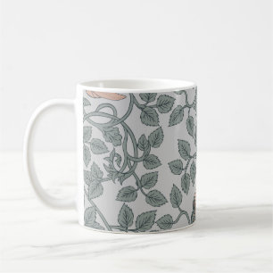Mug Floral vintage sans couture motif, papiers peints