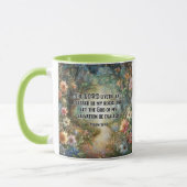 Mug Floral Woodland King James Écriture Psaume 18 (Gauche)