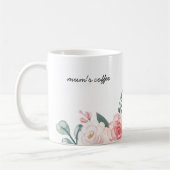 Mug florale botanique personnalisée pour le café d (Gauche)