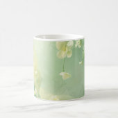 Mug Florale rêveuse Vert Sauge et Vert Menthe (Centre)