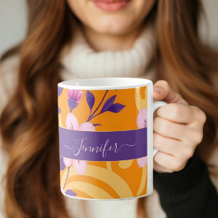 Mug Florales D'Été Vibrantes - Style Dopamine