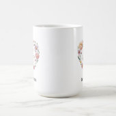 Mug Florals Fleurs Heureux Mère's Day Cup Café Cadeau (Centre)