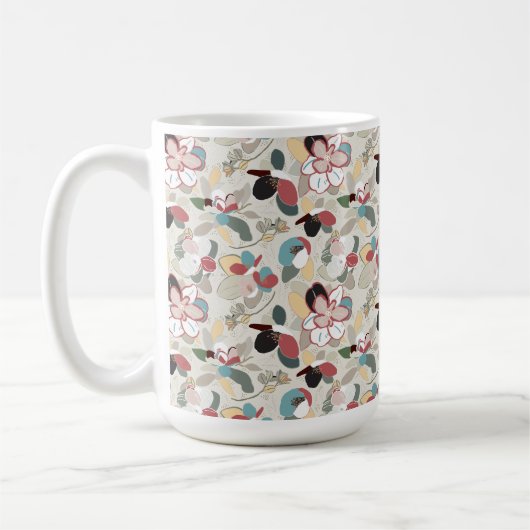 Mug Florals Neutrals Magnolia (Gauche)