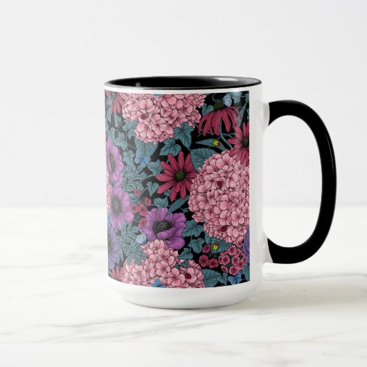 Mug Floraux de jardin gras (Droite)