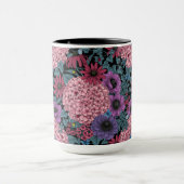 Mug Floraux de jardin gras (Centre)