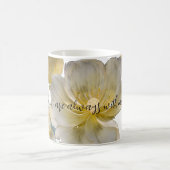 Mug floraux jaune pastel (Centre)