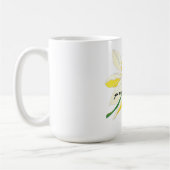 Mug floraux jaune pastel (Gauche)