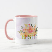 Mug Flore Besties BFF jolie illustration Best Friends (Gauche)