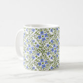 Mug Flore Bleue Ditsy Motif Floral (Devant gauche)