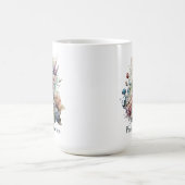 Mug Flore d'aquarelle de la Tour Eiffel, Paris France (Centre)