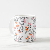 Mug Flore de la Liberté : Broderie À Poignées (Devant gauche)