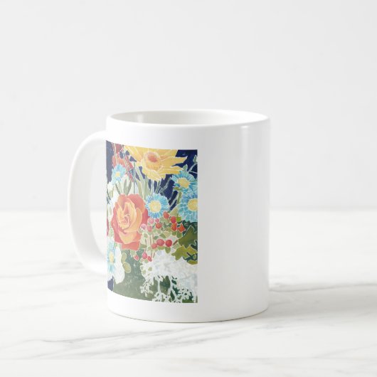 Mug Flore de minuit IV (Devant gauche)