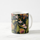 Mug Flore décorative : Acrylique Golden Purple. (Devant droit)