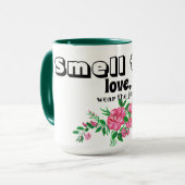 Mug Flore et papillons (Devant gauche)