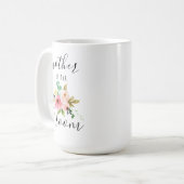 Mug Flore flush Mère de la chambre cadeau 15oz (Devant gauche)