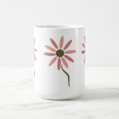 Mug Flore funky - conception de fleurs abstraites styl (Centre)