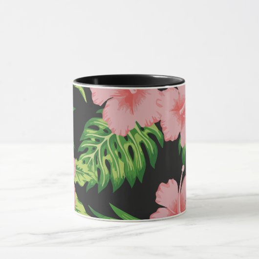 Mug Flore Hawaïen foncé (Centre)