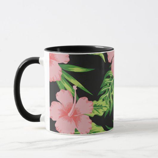 Mug Flore Hawaïen foncé (Gauche)