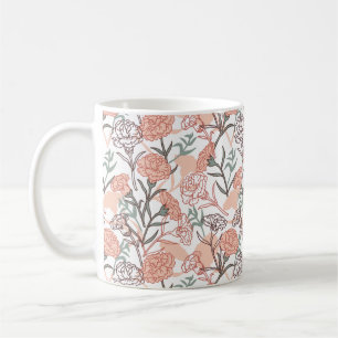 Mug Flore inspirée par la nature : Motif de fleurs de 