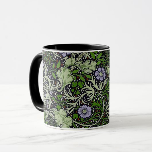Mug Flore pourpre d'algues William Morris (Devant gauche)