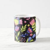 Mug Flore printanière : Motif imperméable (Devant droit)