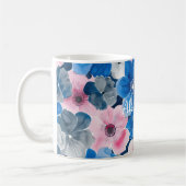 Mug Flore rose chic (Gauche)