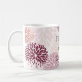 Mug Flore rose Chic élégant (Gauche)