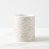 Mug Flore rose rose rose rétro chic (Centre)