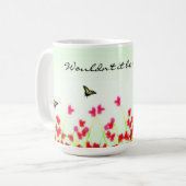 Mug Flore rouge - Ne serait-ce pas si... ? (Devant gauche)