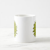 Mug Flore Rustique Tournesol Jaune Main tirée (Centre)