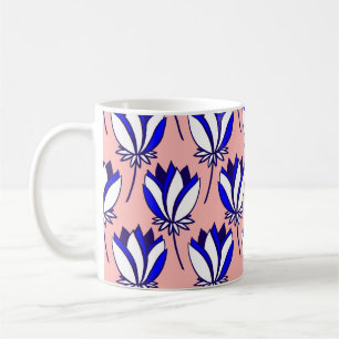 Mug Flore symétrique : Motif Vintage coloré