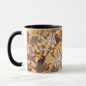 Mug Flore tropicale avec tigre (Gauche)
