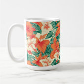 Mug Flore tropicale hawaïenne motif (Gauche)