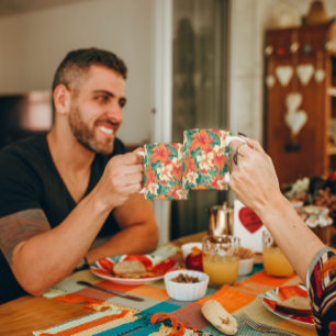 Mug Flore tropicale hawaïenne motif