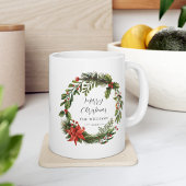 Mug Flore verdure Famille Noël personnalisé