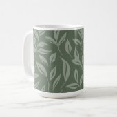 Mug Flore vert Sage (Devant gauche)