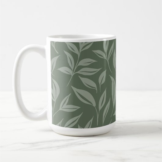 Mug Flore vert Sage (Gauche)