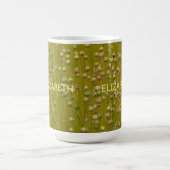 Mug Flore verte multicolore personnalisée (Centre)
