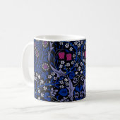 Mug Flore Vintage bleue, William Morris (Devant gauche)