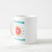 Mug Florece como una flor (Devant gauche)