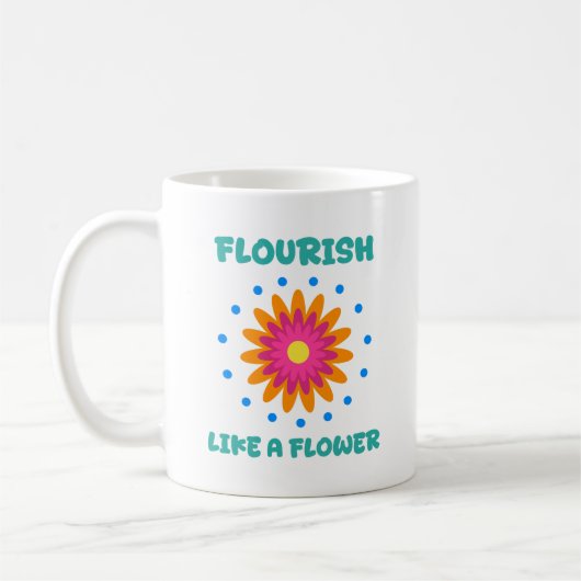 Mug Florece como una flor (Gauche)