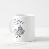 Mug Florence Italy Tuscany Region Vintage Landscape (Devant gauche)