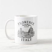 Mug Florence Italy Tuscany Region Vintage Landscape (Gauche)