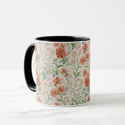 Mug Flores 3 (Devant gauche)