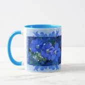 Mug "Flores Azuis" (fleurs bleues) (Gauche)