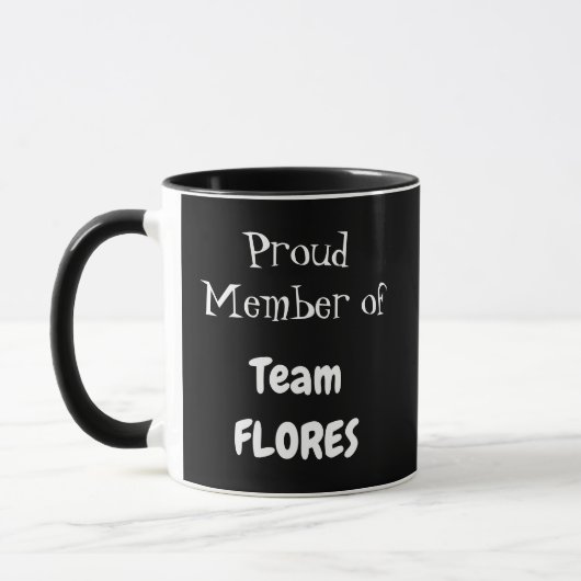 Mug FLORES D'Équipe - Faits, Logique, Réalité, Science (Gauche)
