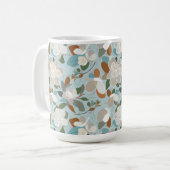 Mug Flores d'hiver gris bleu (Devant gauche)