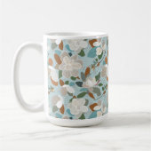 Mug Flores d'hiver gris bleu (Gauche)